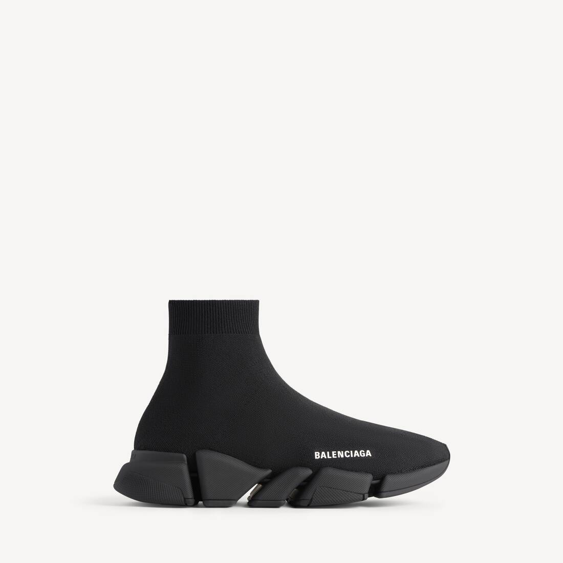 Zapatilla de punto reciclado Speed 2.0 para hombre en negro
