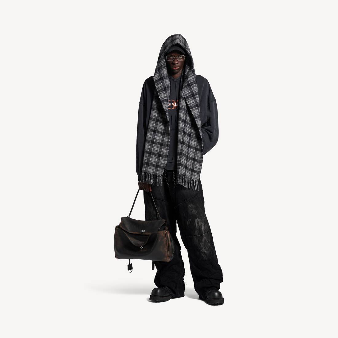 Pantalones para Hombres con Dobles Rodilleras en Negro