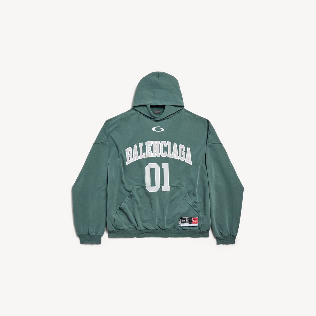 Sudadera de baloncesto para hombre talla grande en verde oscuro/verde claro
