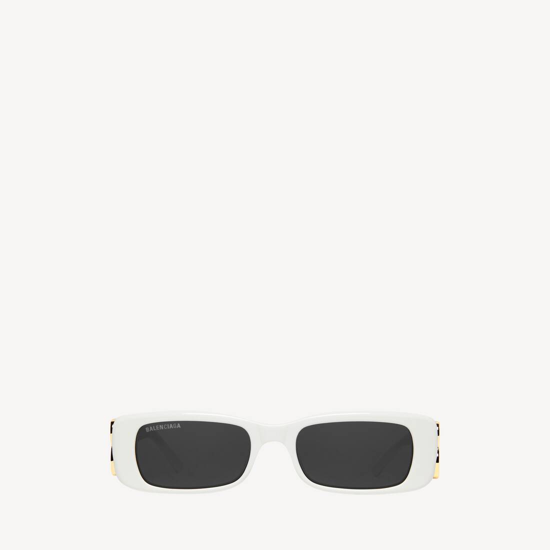 Gafas de sol rectangulares para mujer en blanco