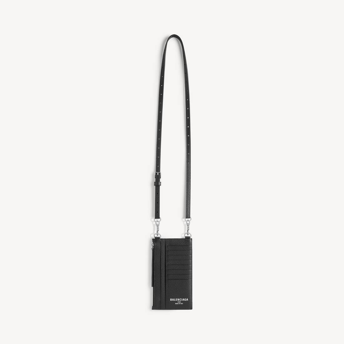 Soporte para teléfono de crédito para hombre en negro