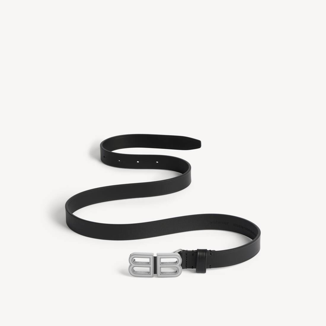 Cinturón Fino de Mujer Bb Hourglass en Negro