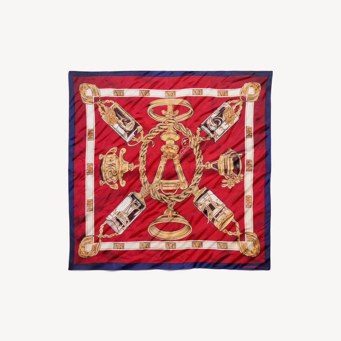 Pashmina para mujer en burdeos/plateado