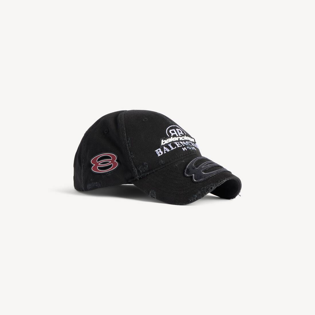 Gorra reciclada para hombre en negro