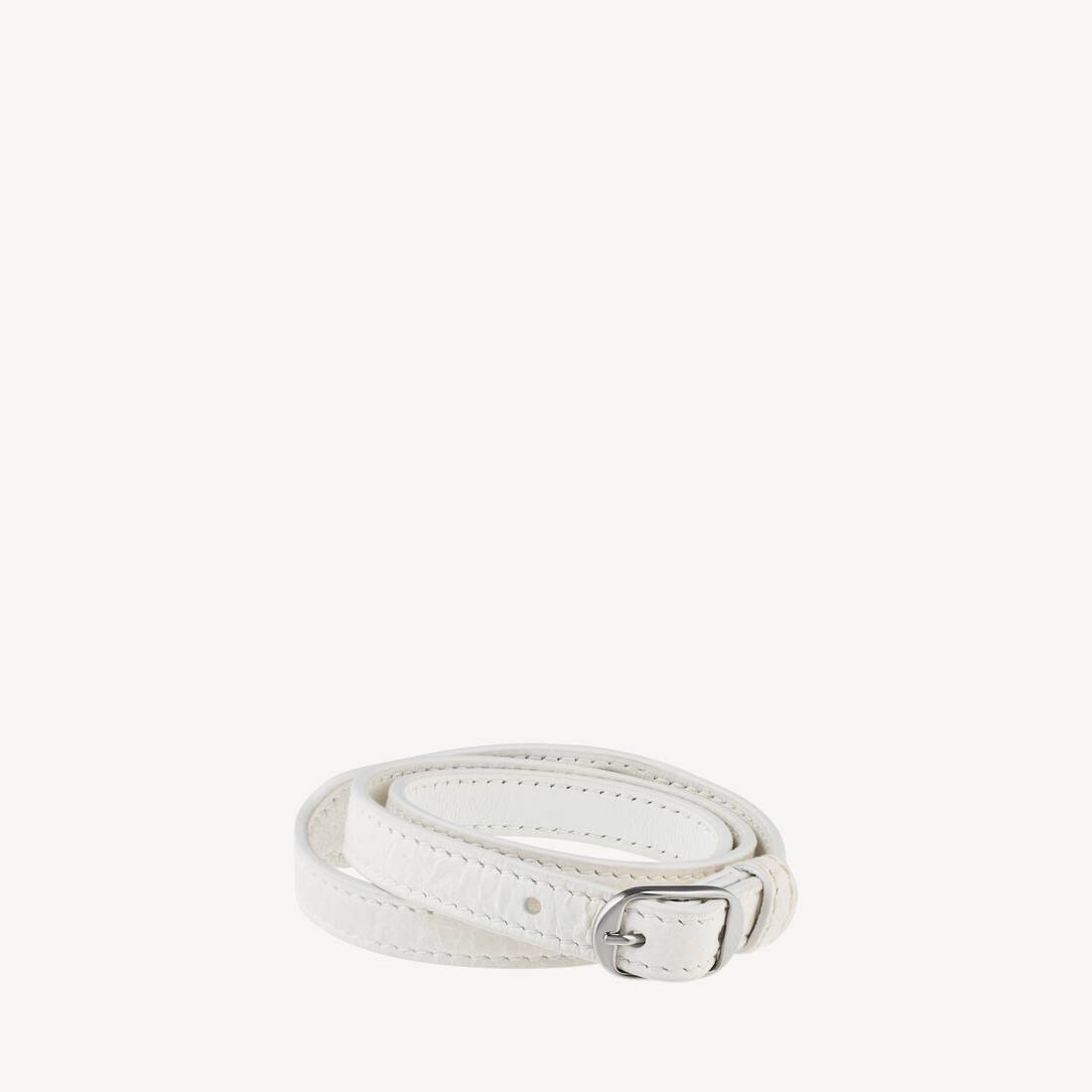 Pulsera Triple Ciudad para Mujer en Blanco Óptico/Plata Brillante