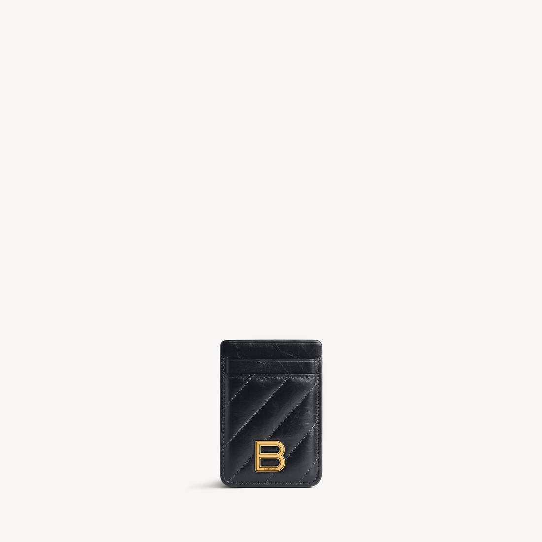 Porta tarjetas Crush Magnet para mujer acolchado en negro