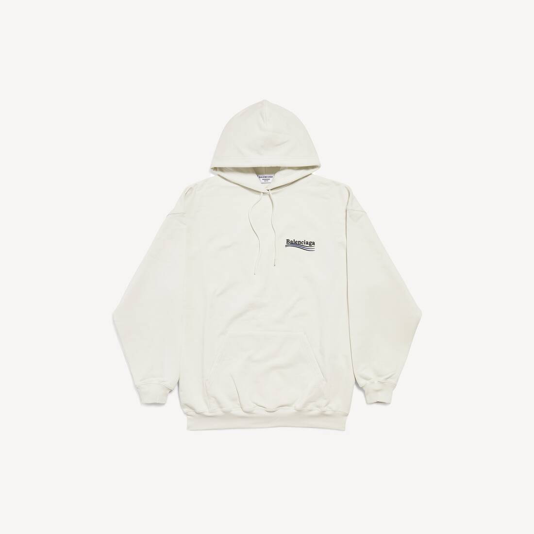 Sudadera para mujer con diseño de campaña política, talla mediana, color blanco