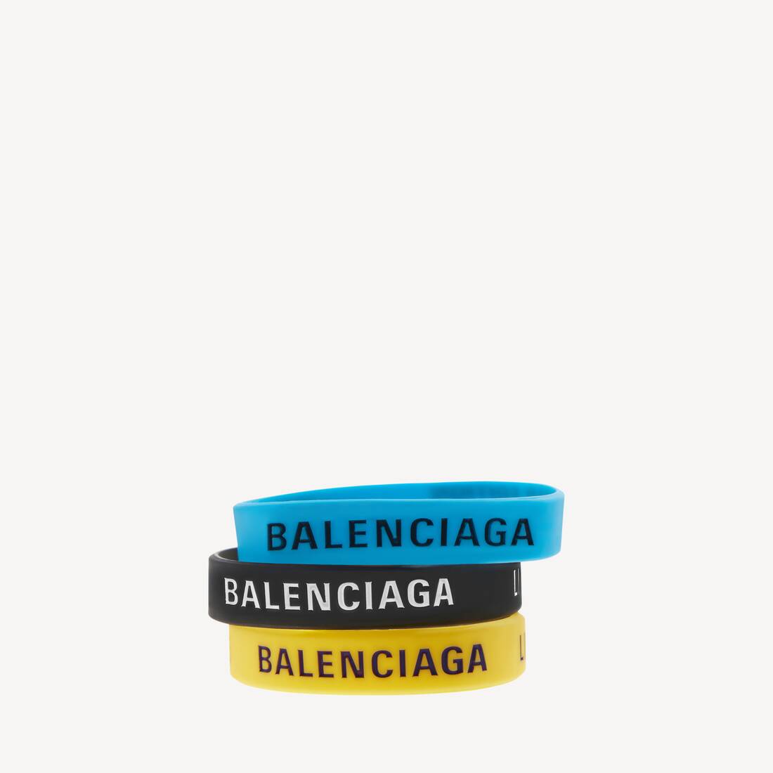 Conjunto de pulseras edición limitada en amarillo/negro/azul