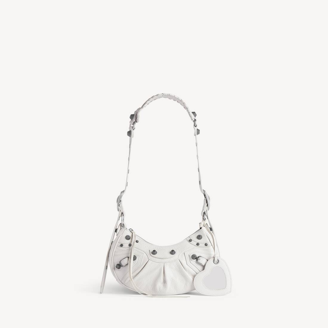 Bolso bandolera Le Cagole para mujer XS en blanco