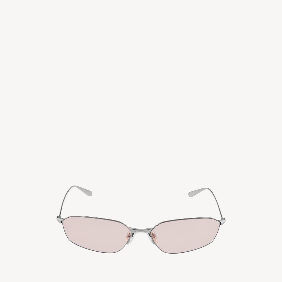 Gafas de sol ovaladas Invisible 2.0 en plata claro