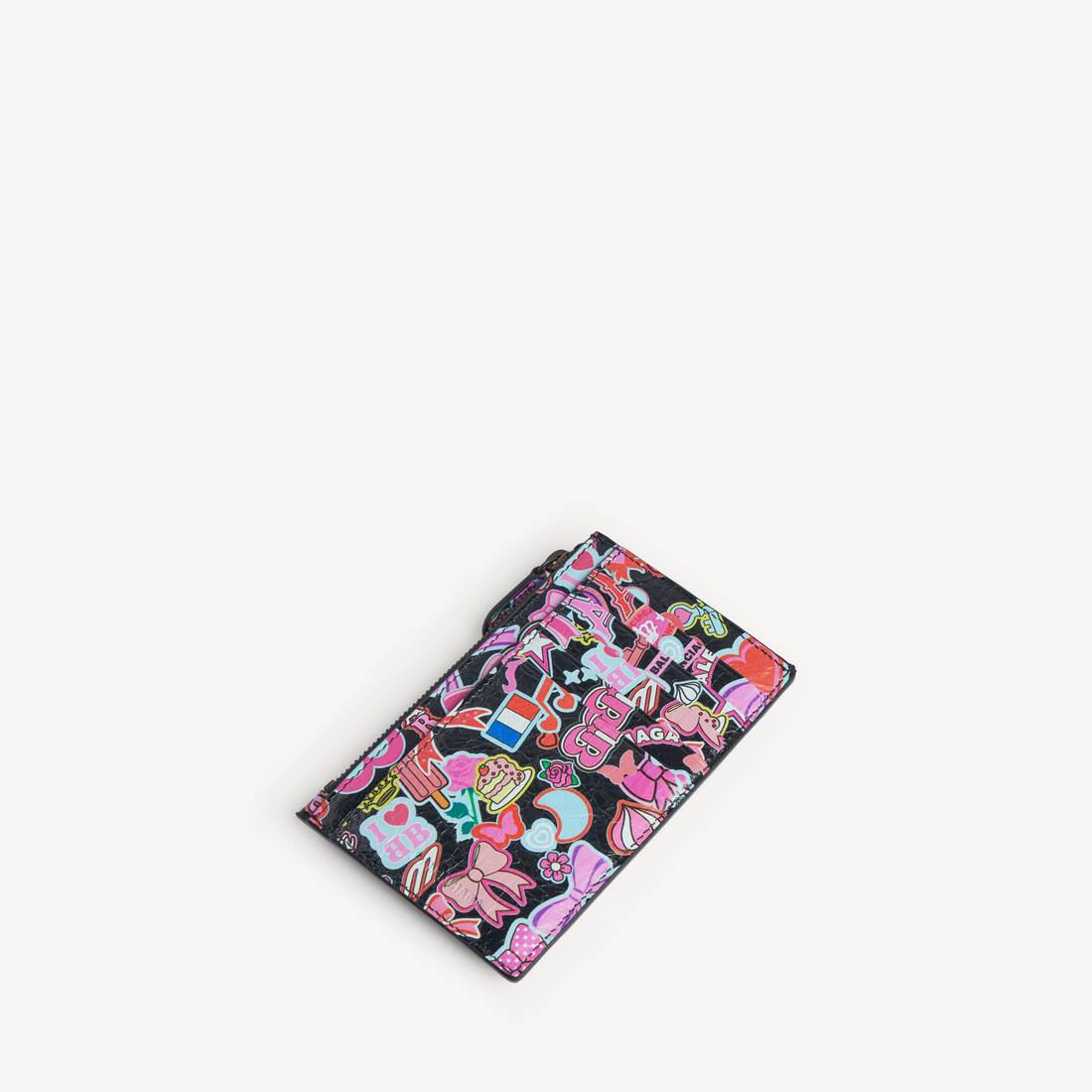 Portamonedas y Porta Tarjetas Largo Le City para Mujer en Negro/Multicolor