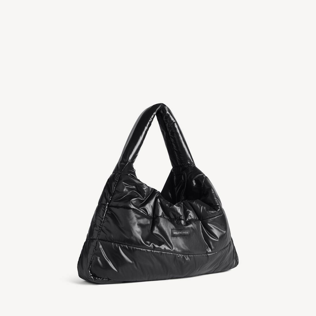 Bolso Hobo de Hombre Mediano en Negro