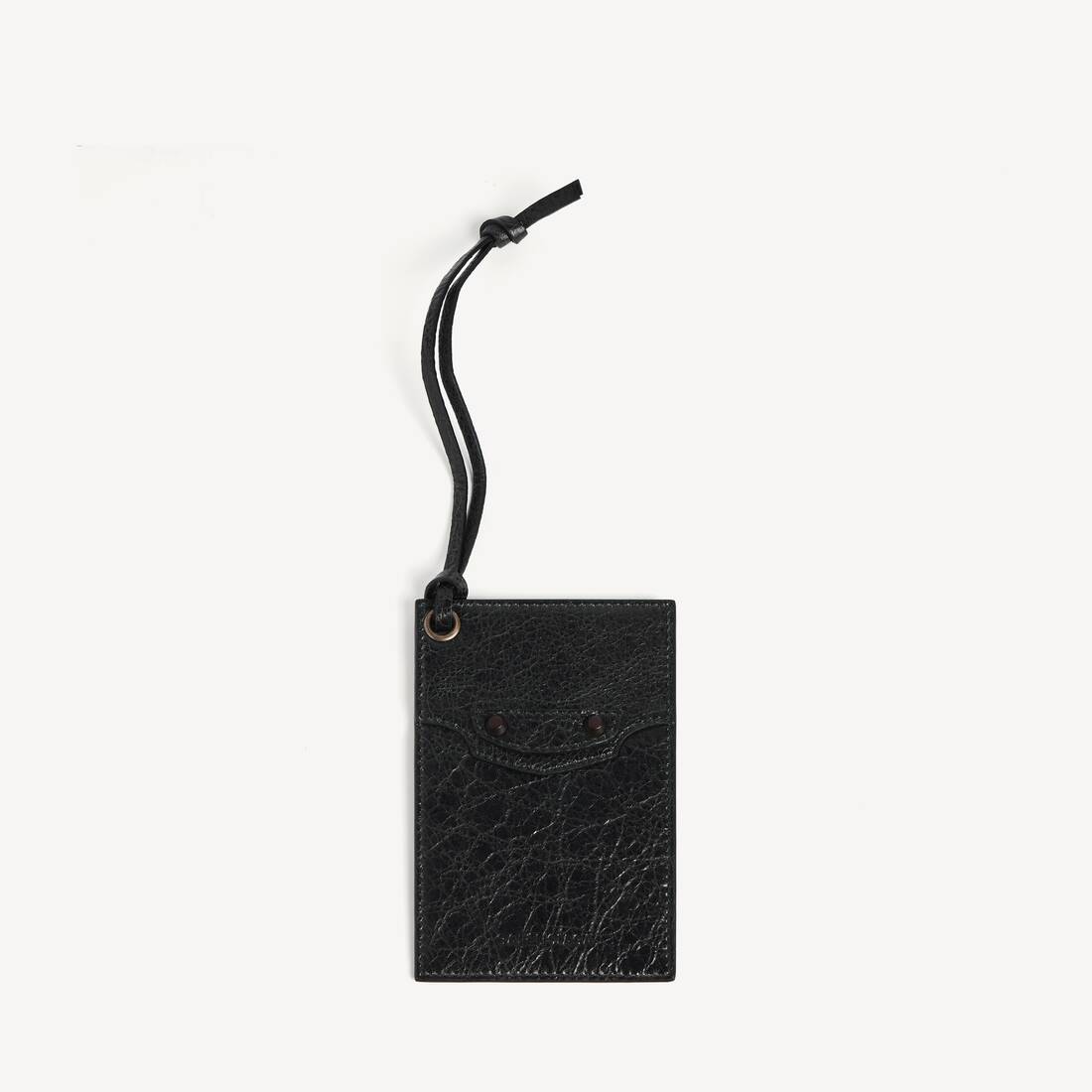Porta tarjetas y llavero Le City Charm para hombre en negro