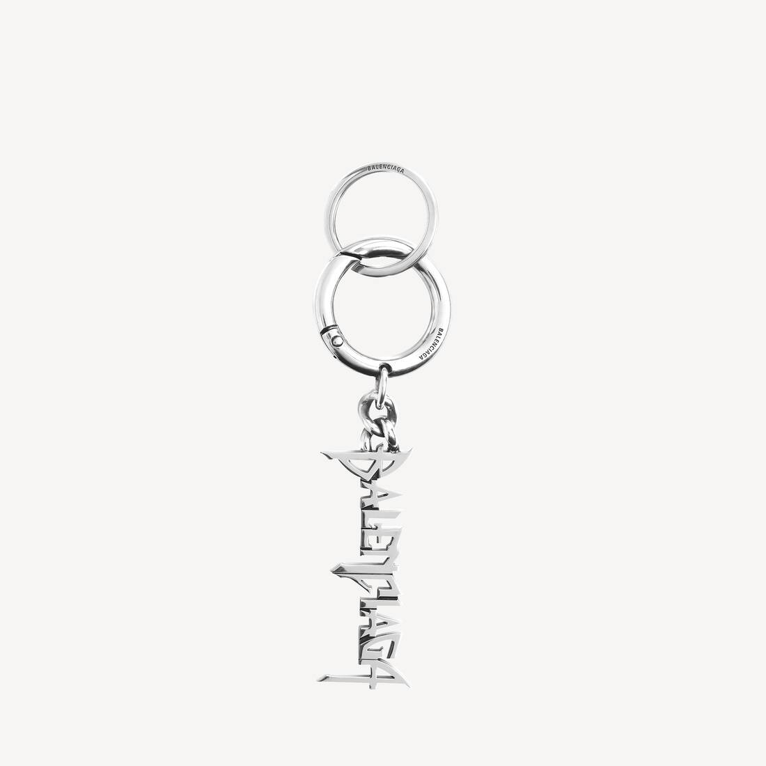 Llavero de Metal Typo en Plata