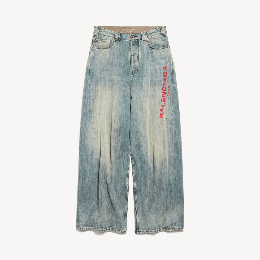 Pantalones holgados para hombre en tono manchado