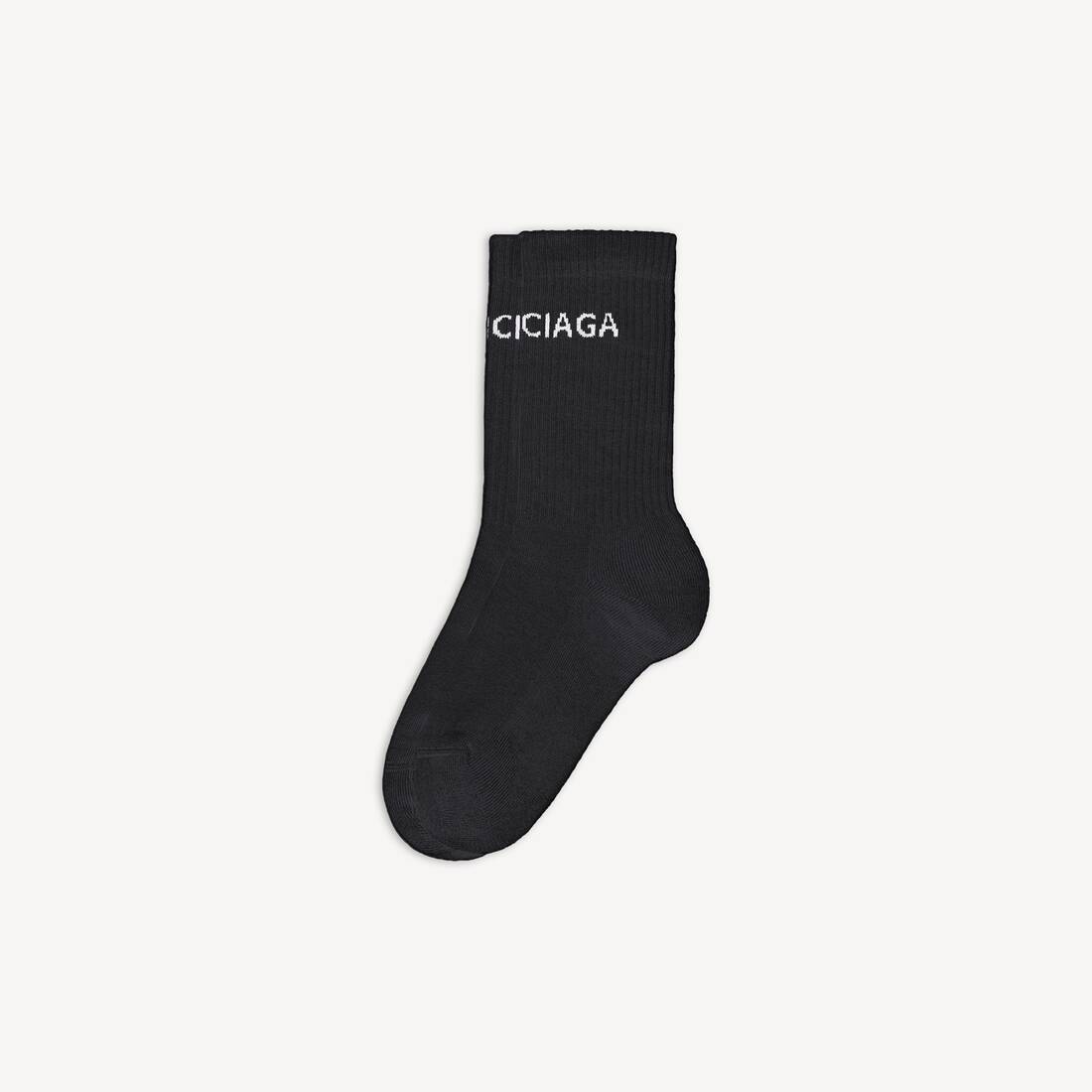 Calcetines para hombre de Balenciaga en negro