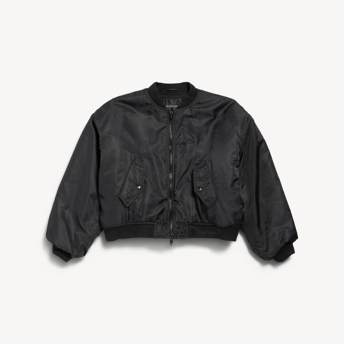 Chaqueta bomber para mujer en negro