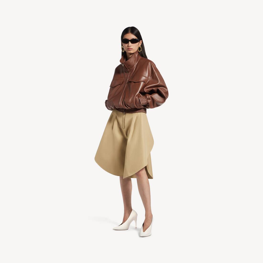 Bermuda Tulip para Mujer en Camel