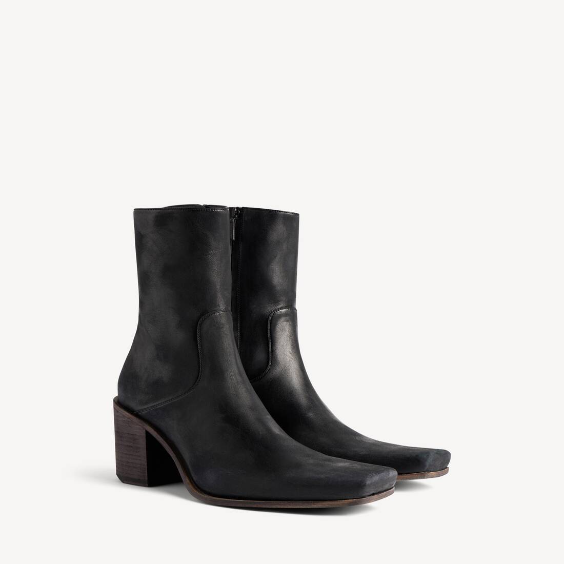 Botín Monsieur para hombre en negro