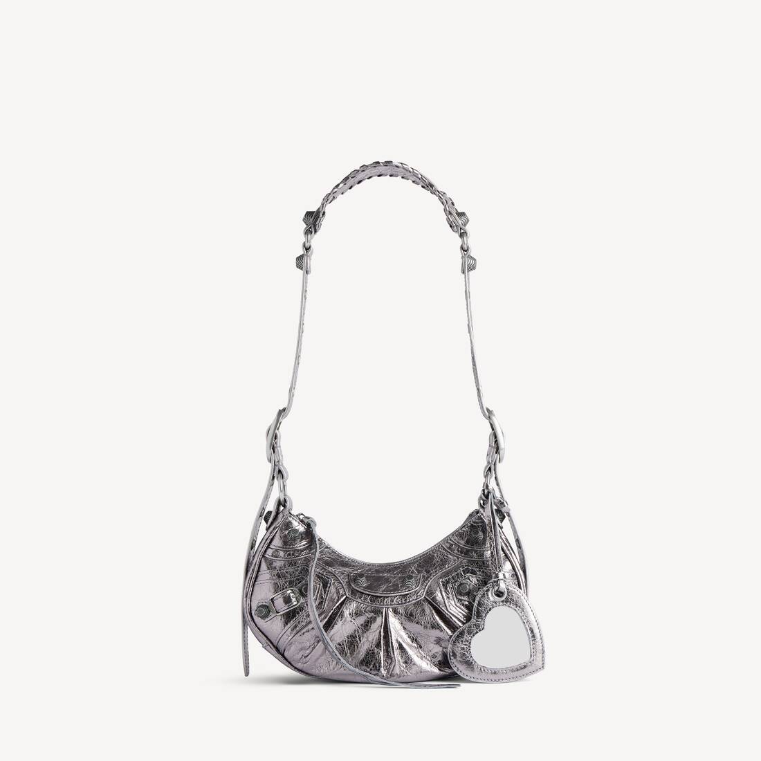 Bolso de Hombro Le Cagole para Mujer Xs en Plata