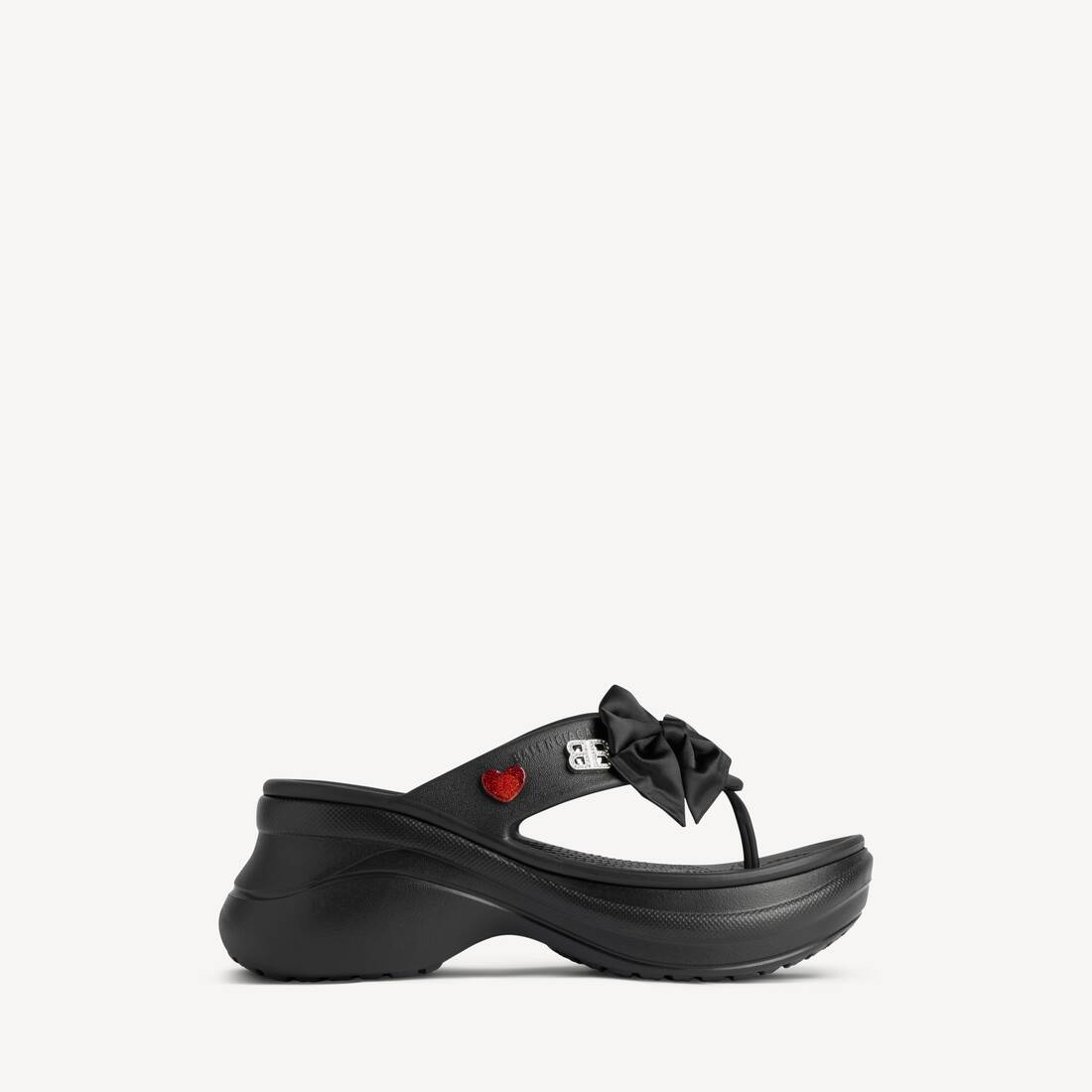 Chancleta Crocs™ para mujer en negro