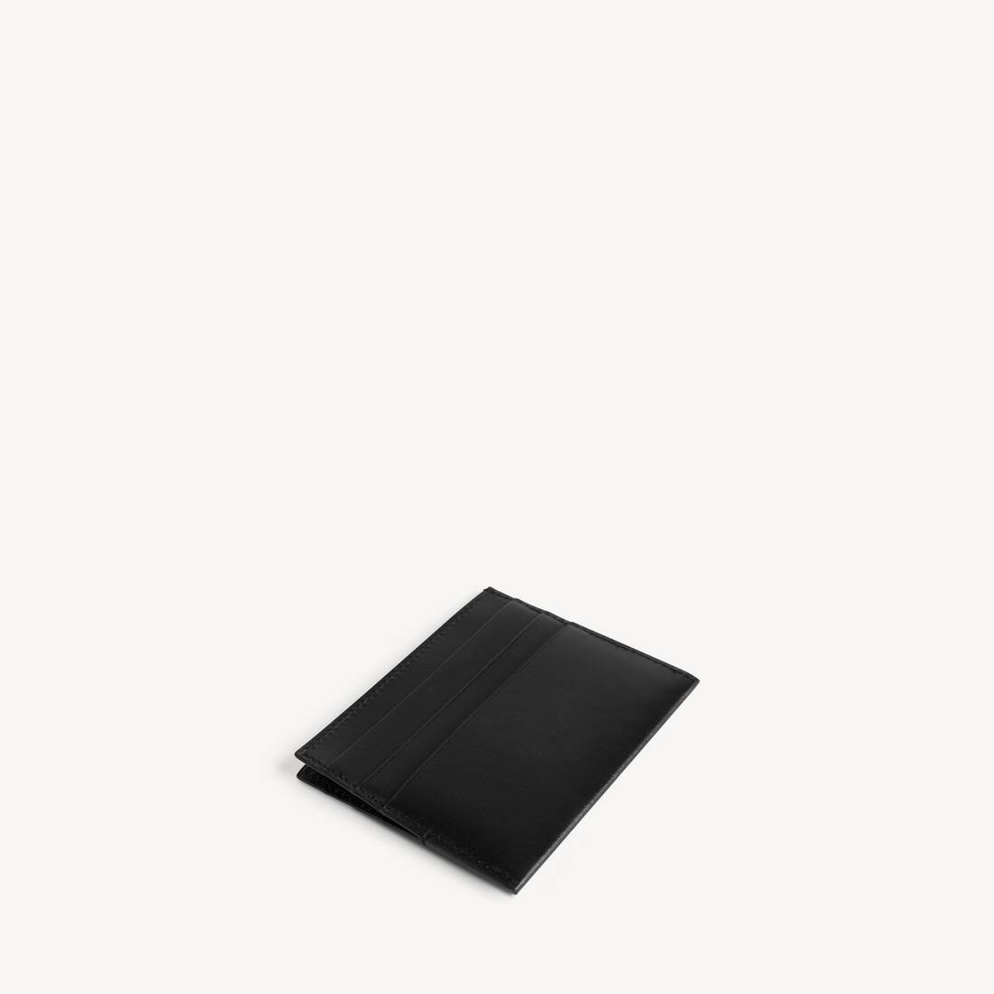 Porta tarjetas de vaquero para hombre en negro