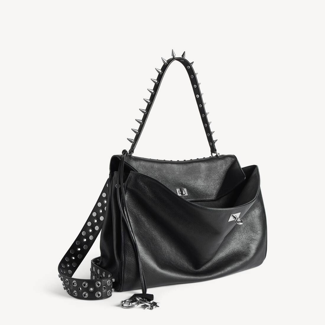 Bolso de Rodeo para Hombre Grande en Negro