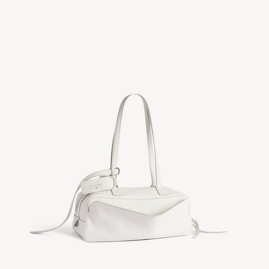 Bolso de Bowling para Mujer Pequeño en Blanco
