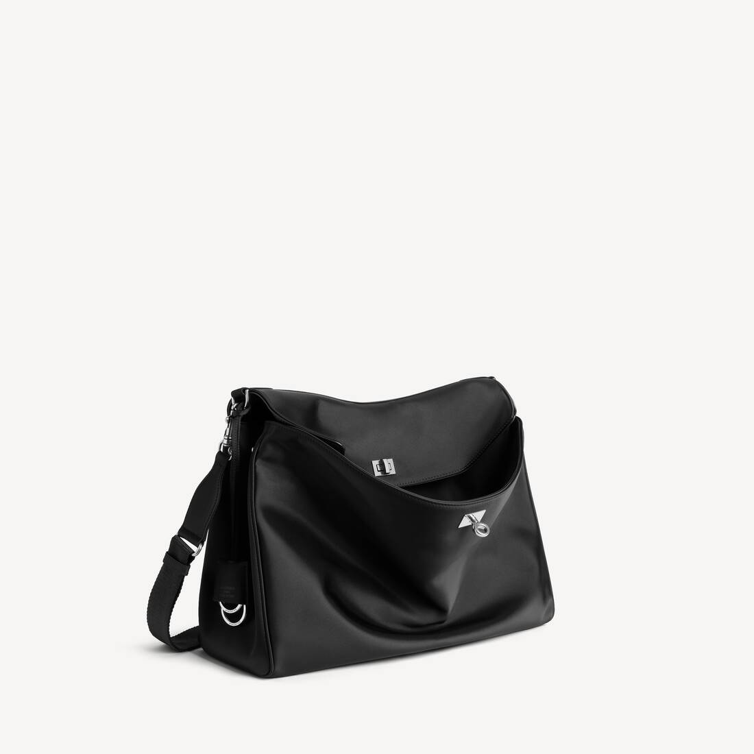 Bolso mensajero para hombre Rodeo mediano en negro