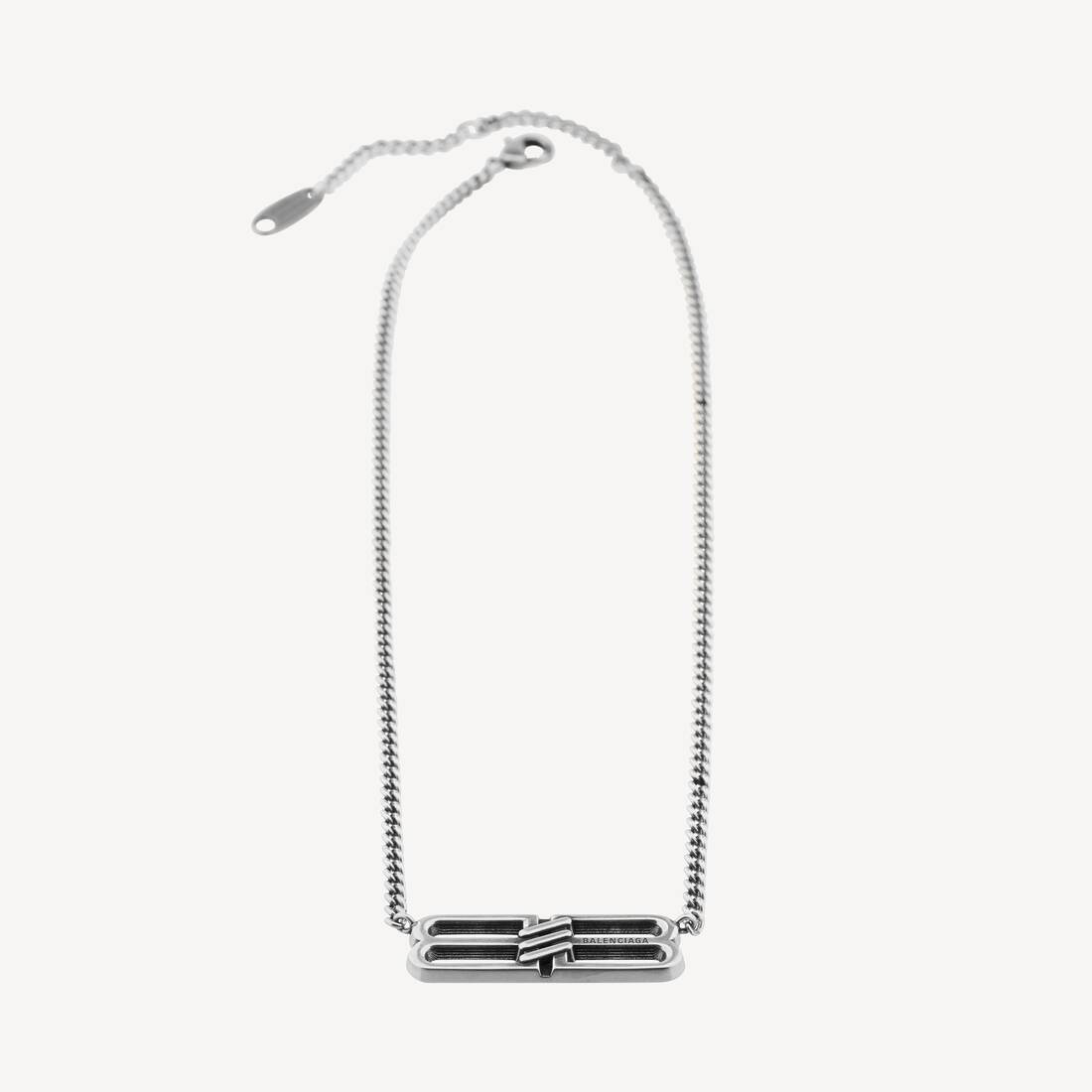 Collar BB Icon en plata antigua