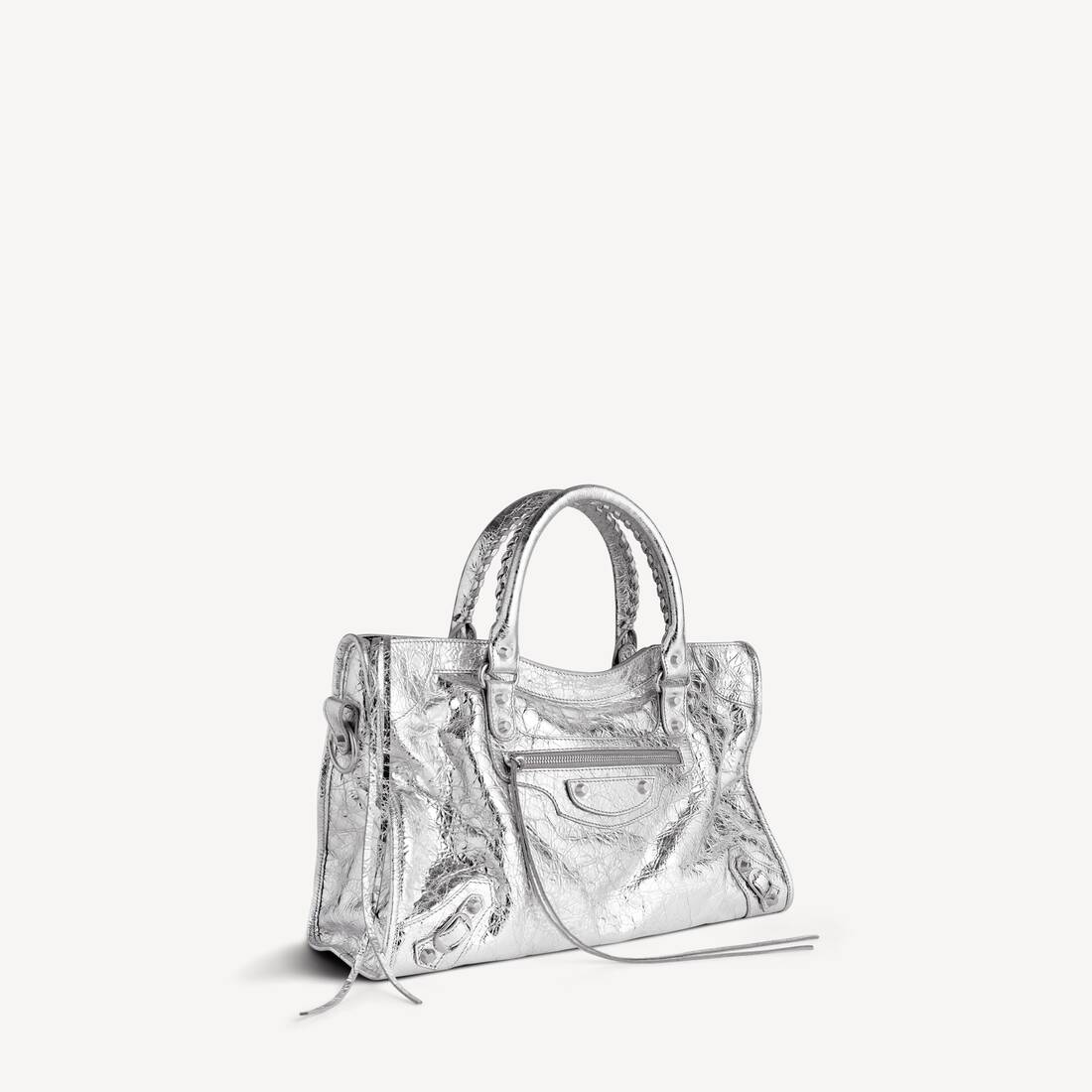 Bolso Le City Mujer Mediano en Plata