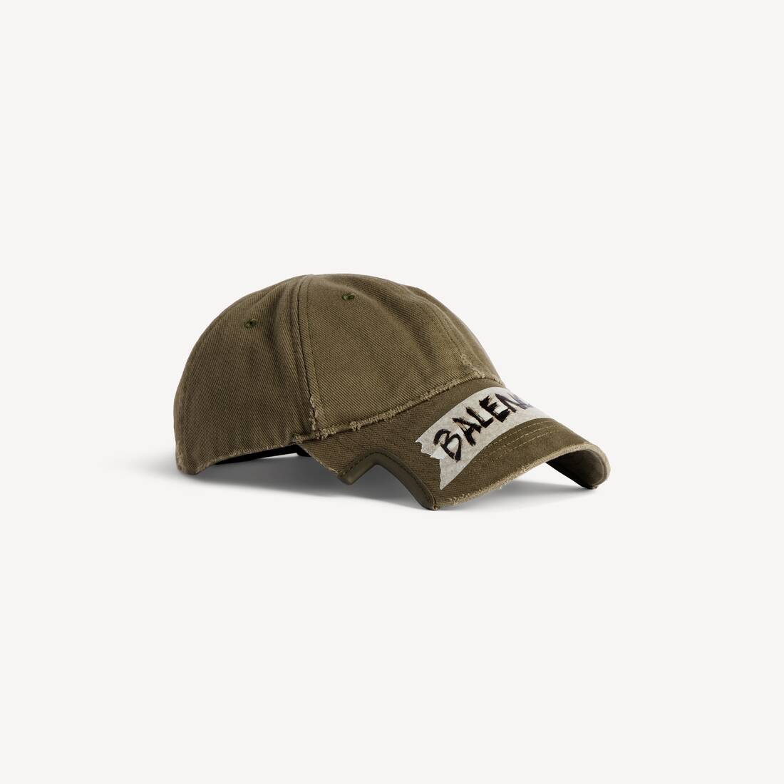 Gorra de cinta para mascar en color caqui