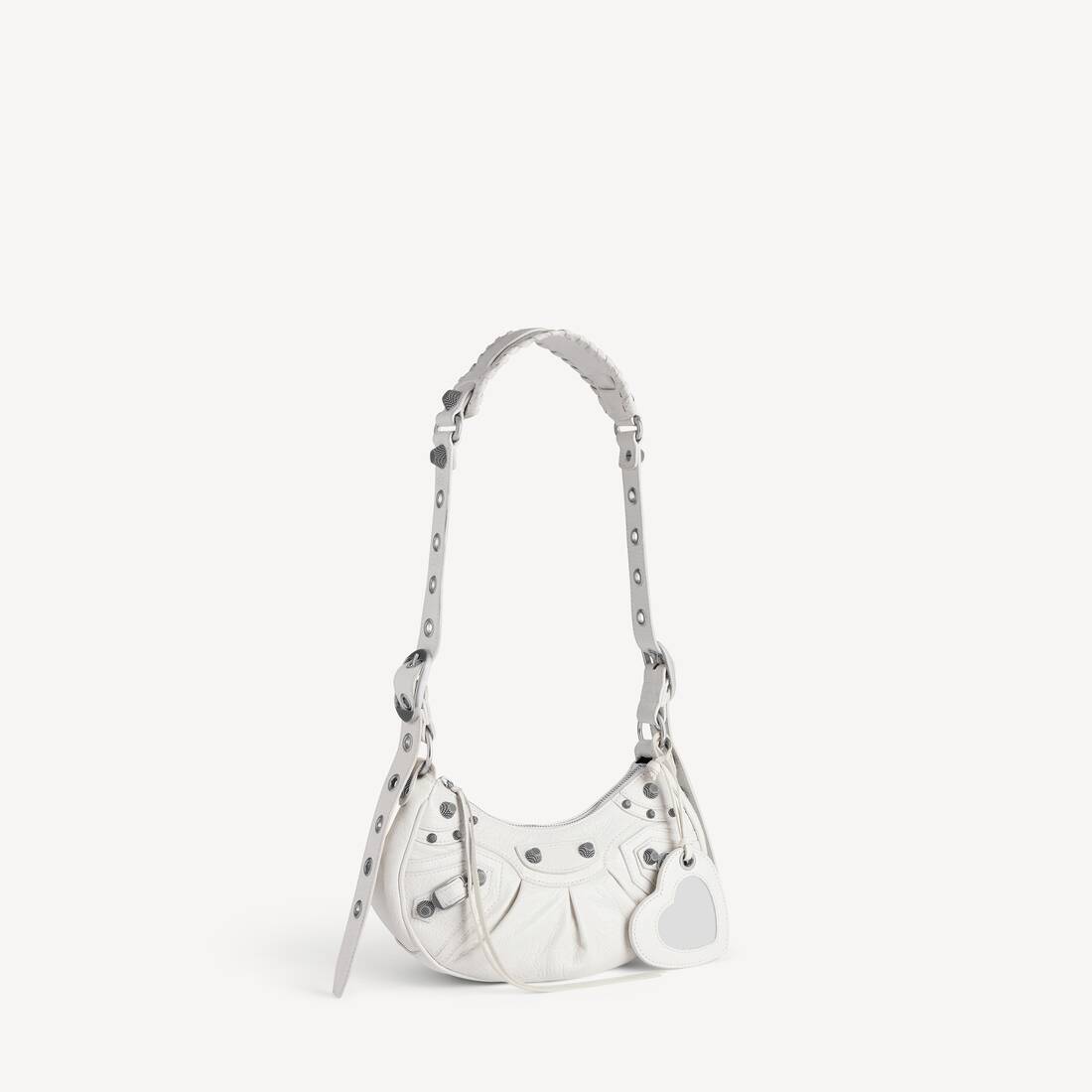 Bolso bandolera Le Cagole para mujer XS en blanco