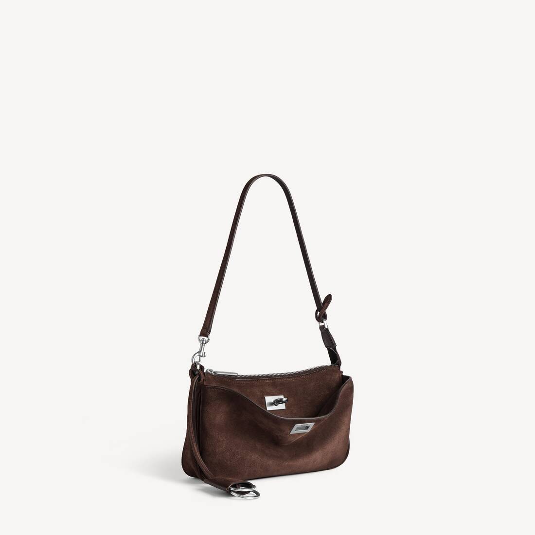 Bolso de hombro para mujer Rodeo en color café oscuro