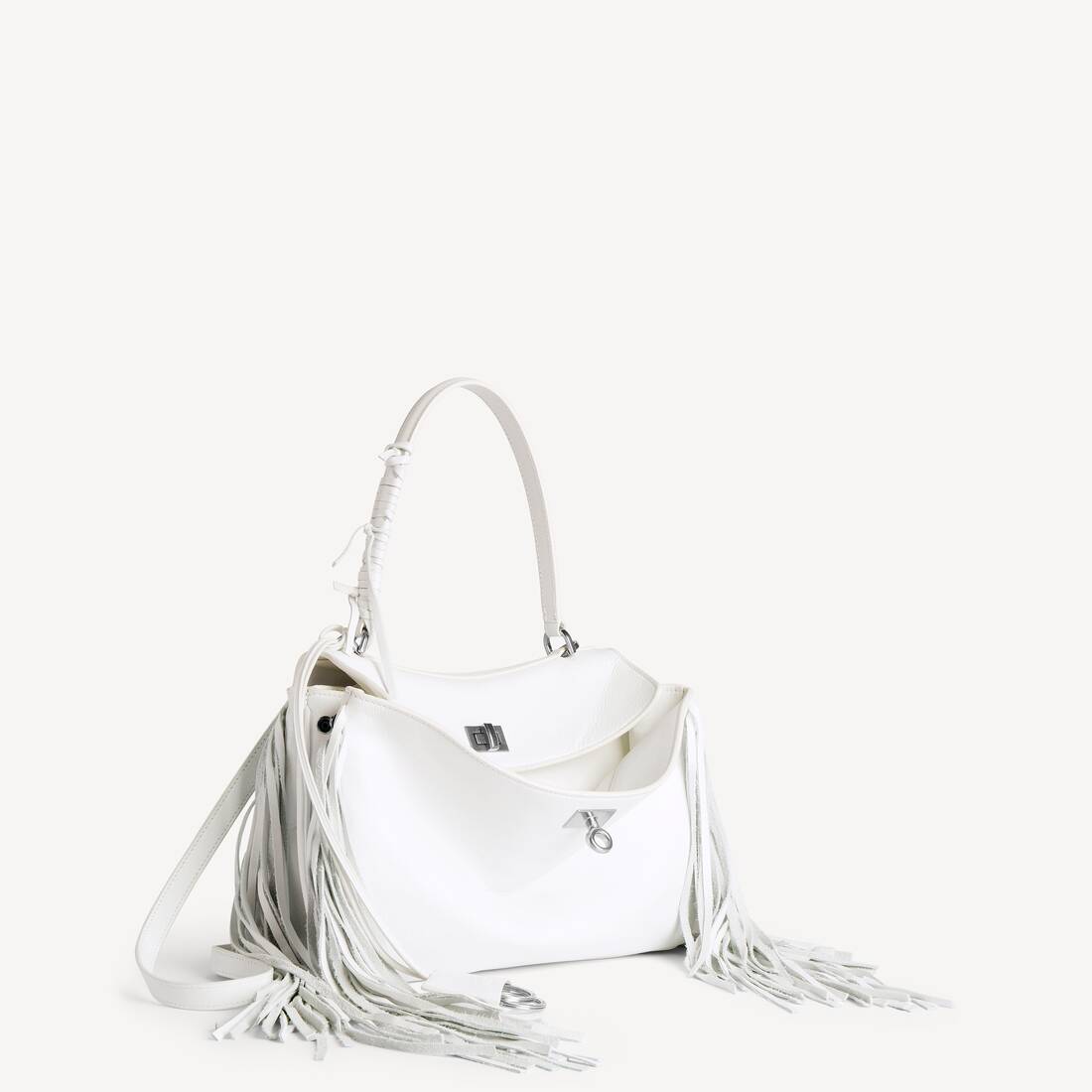 Bolso de Rodeo para Mujer Pequeño en Blanco