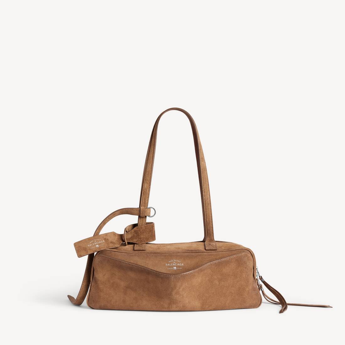Bolso de bolos para mujer Carrie pequeño en camel