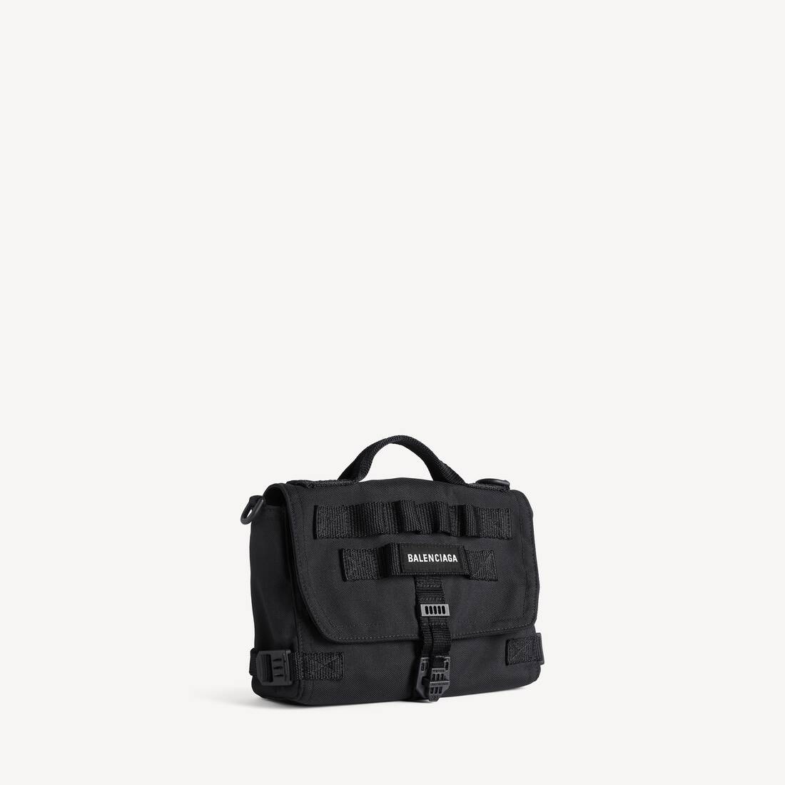 Bolso mensajero para hombre pequeño en negro