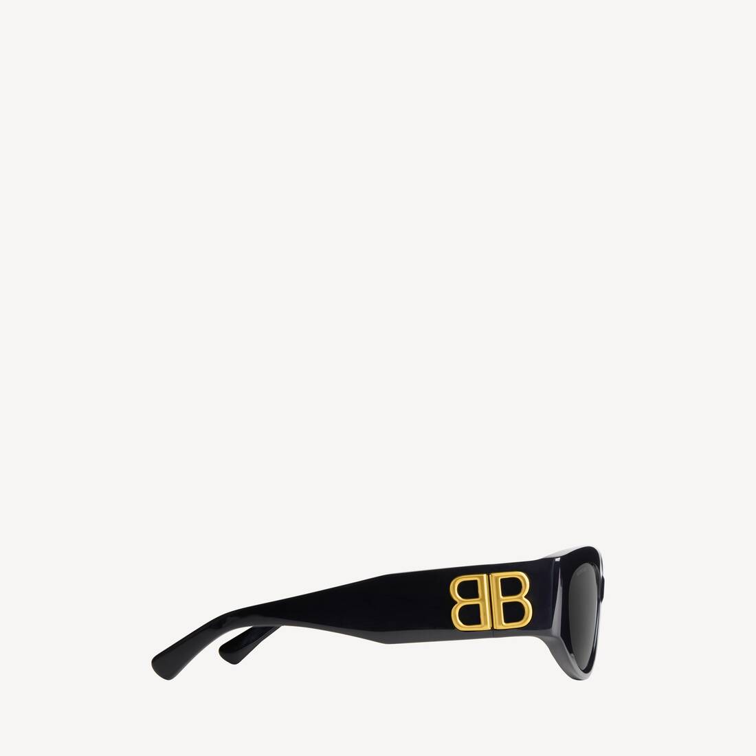 Lentes de sol redondos Bossy para mujer en negro
