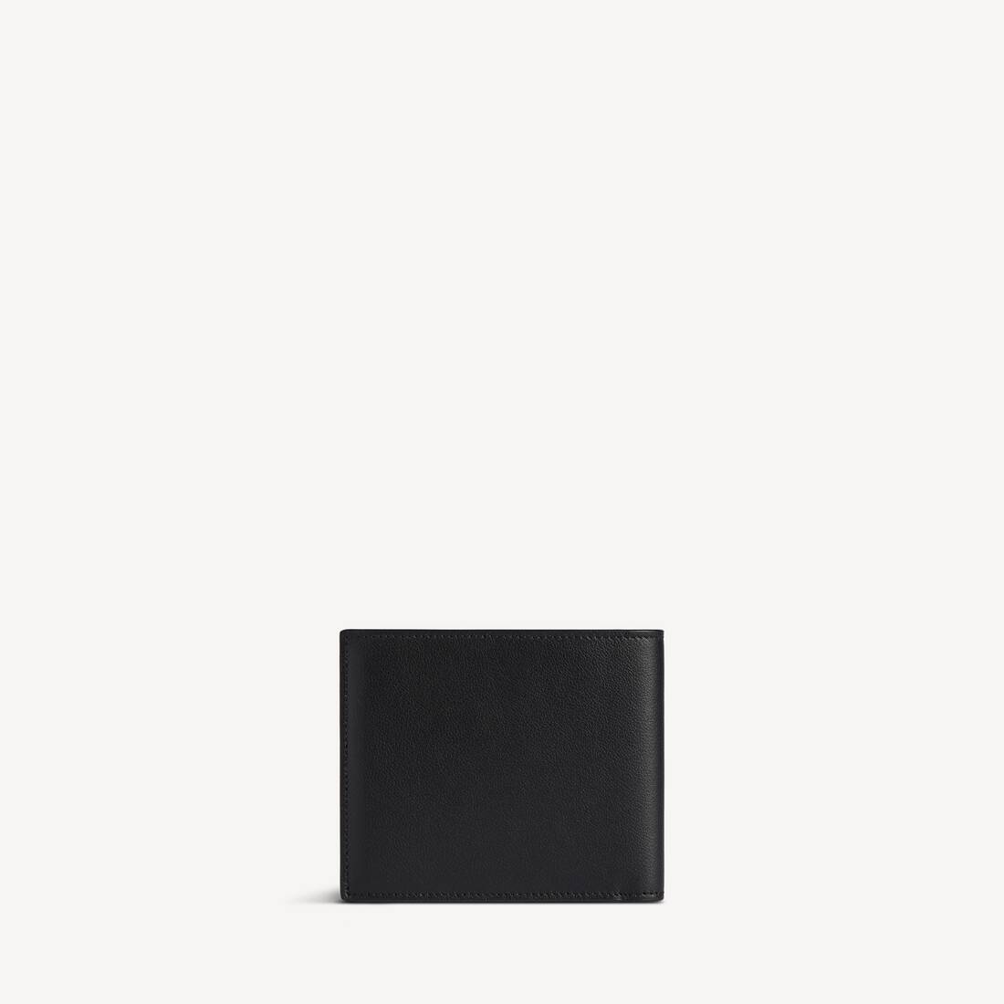 Billetera Cuadrada Plegable para Hombre en Negro