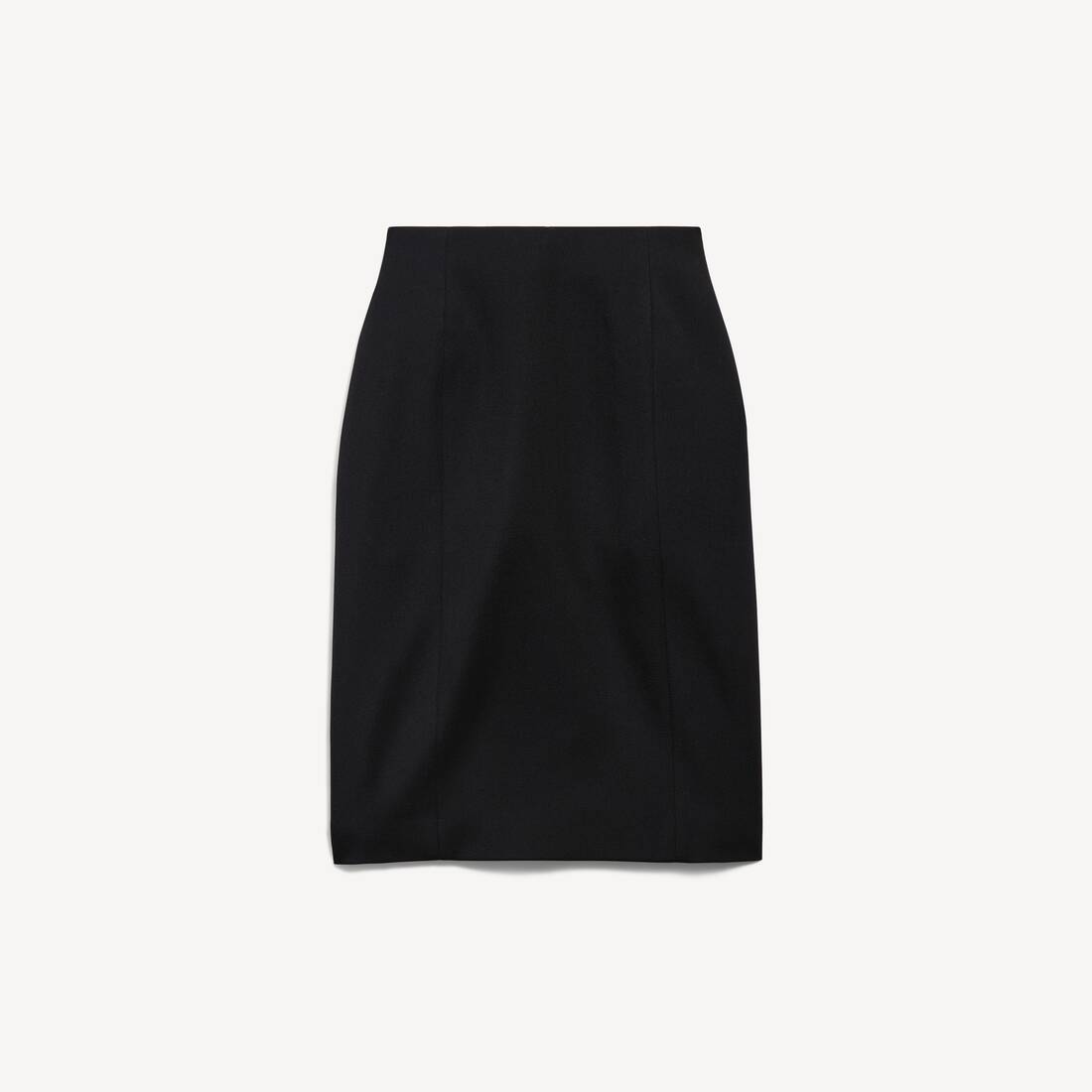 Falda Midi en forma de reloj de arena para mujer en negro
