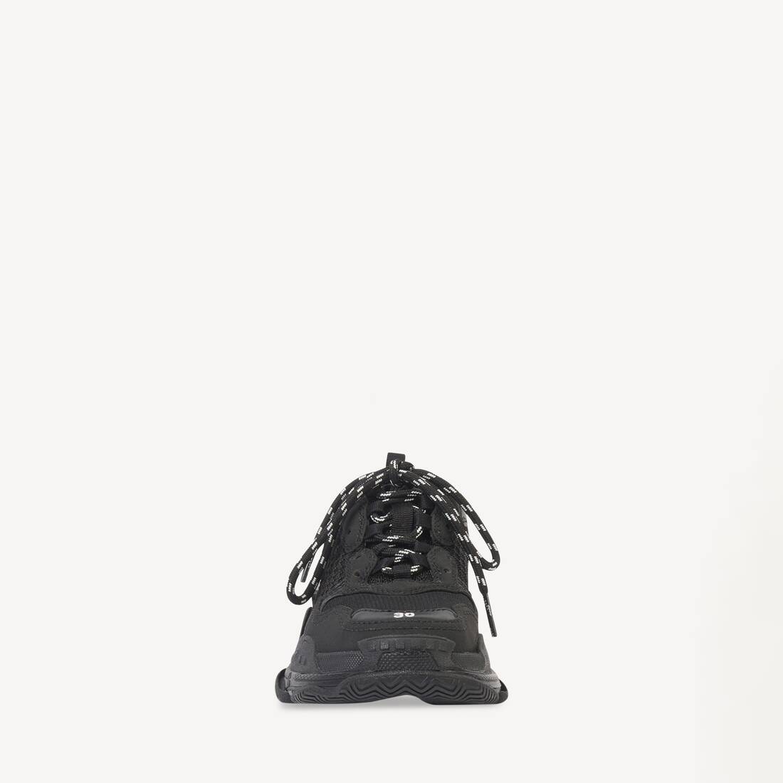 Niños - Zapatilla Triple S en negro