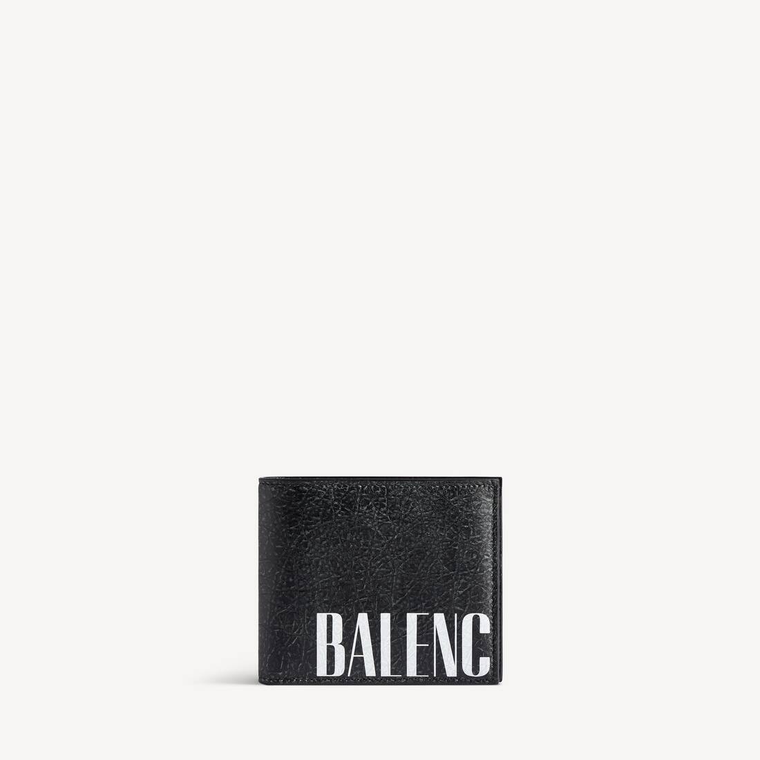 Billetera Cuadrada Plegable para Hombre en Negro