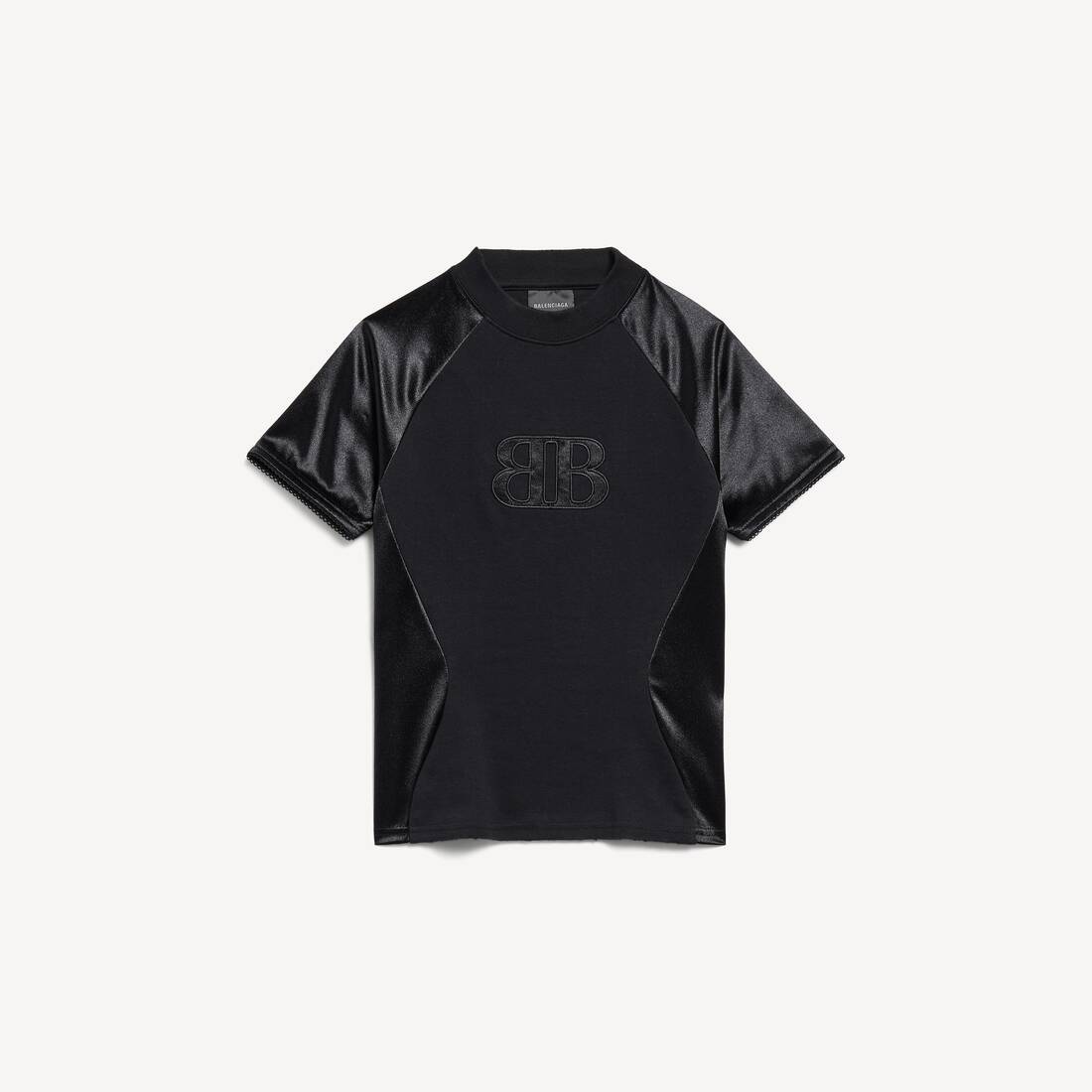 Top ajustado Nano Bb para mujer en negro