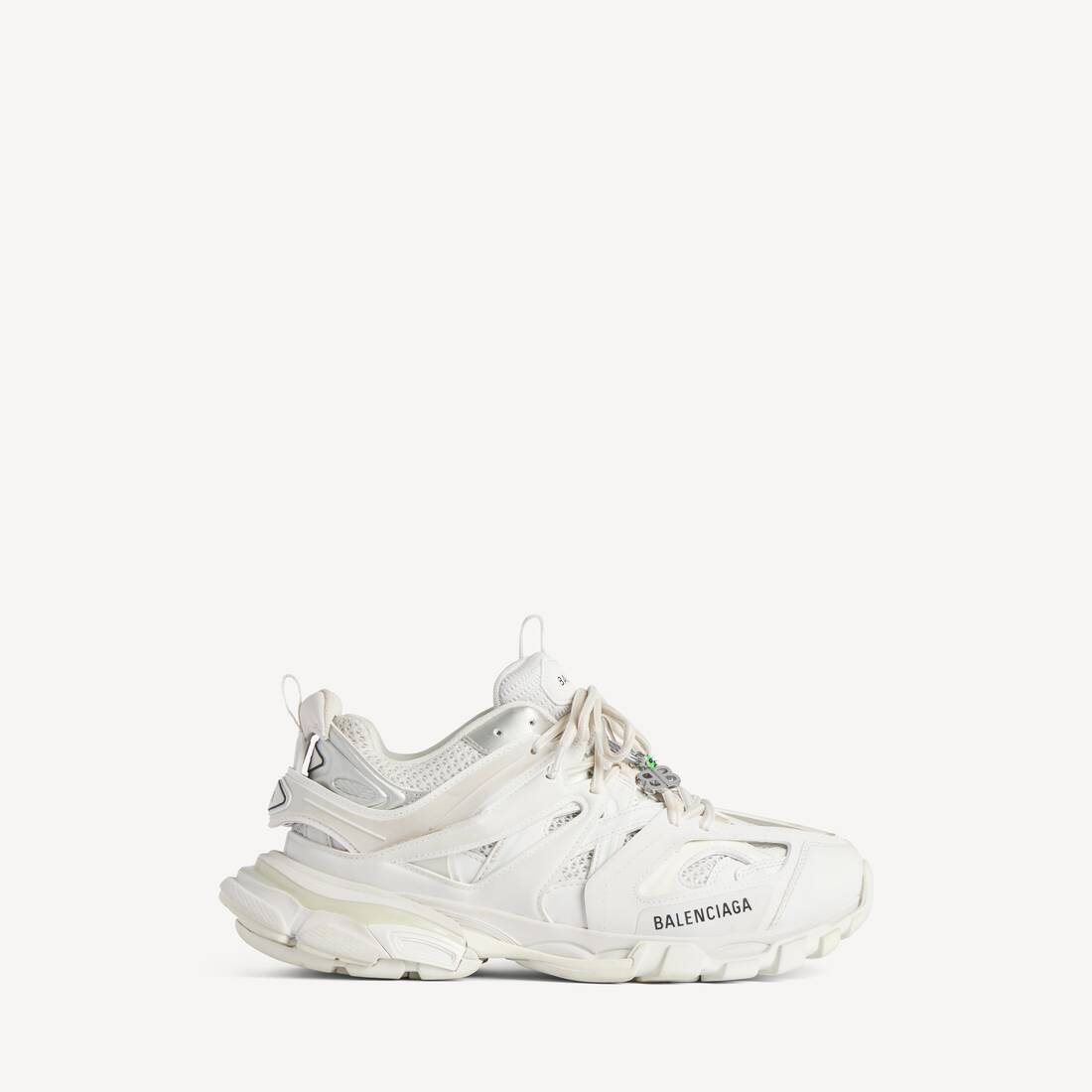 Zapatillas de pista para hombre con cuentas en blanco