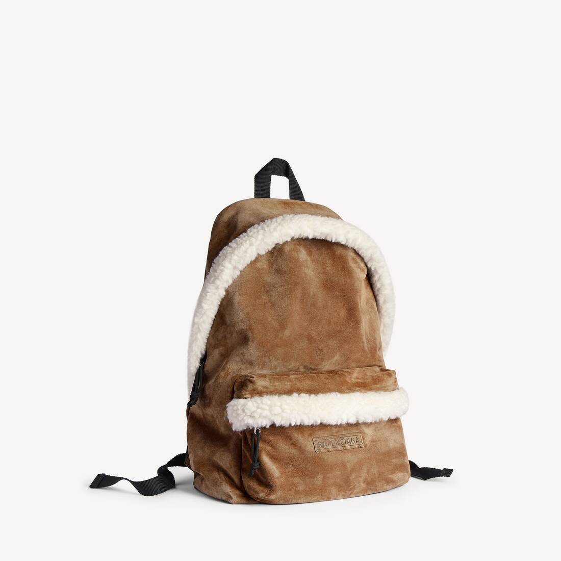 Mochila de explorador para hombre en noce/blanco