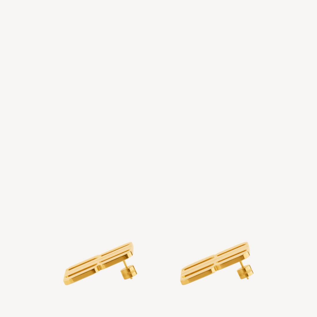 Pendientes de nano botón en oro