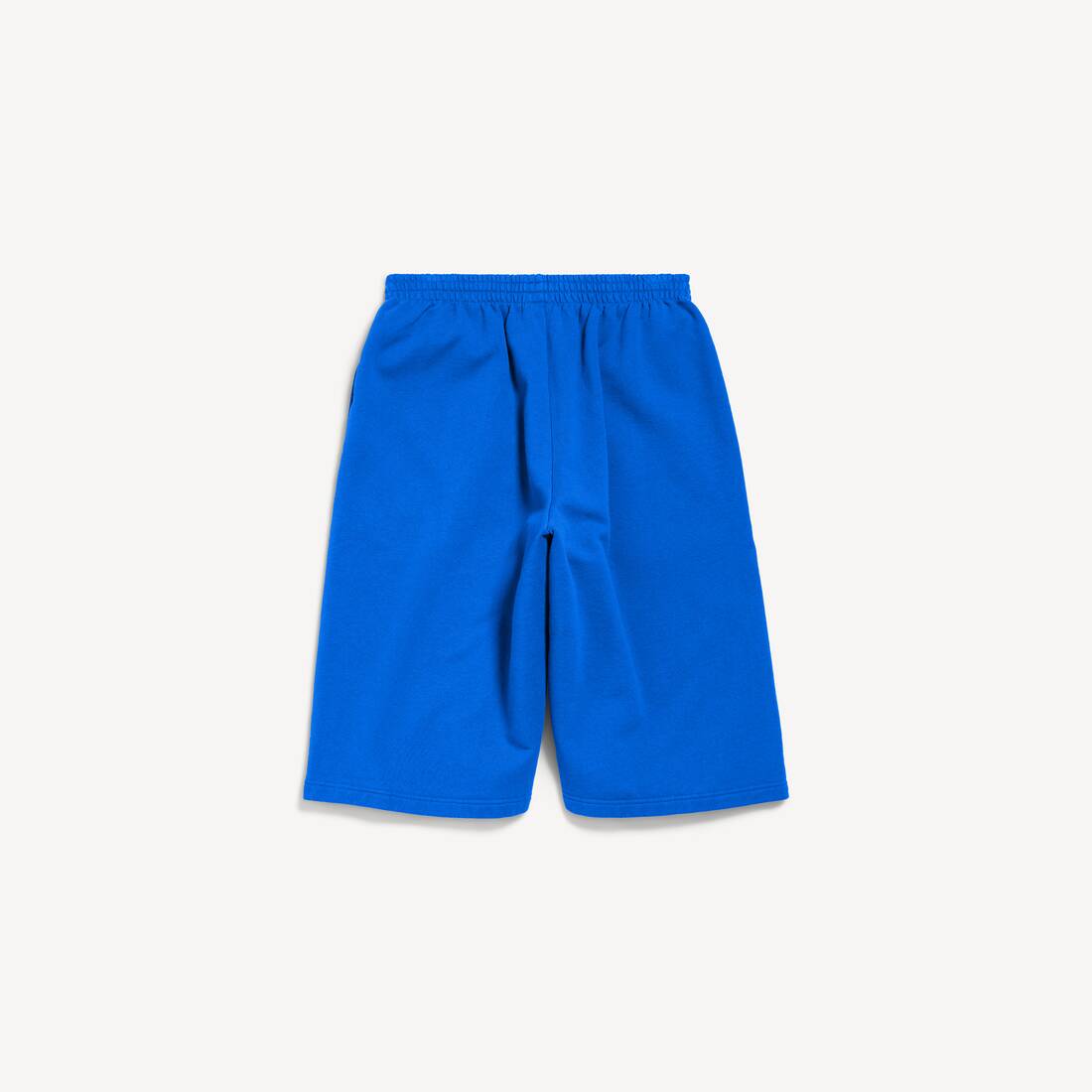 Pantalones cortos grandes de fútbol para hombre en azul real/blanco
