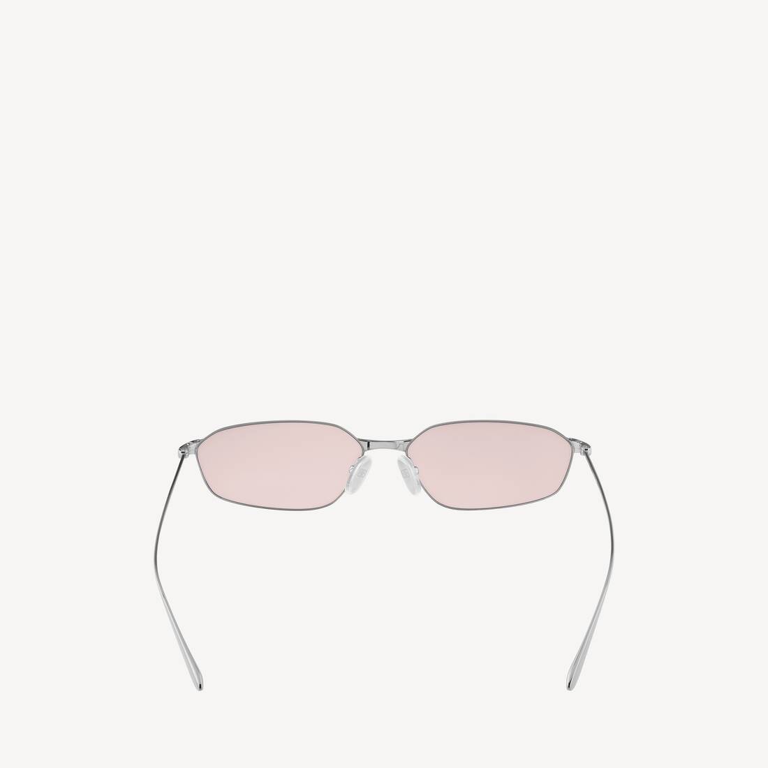 Gafas de sol ovaladas Invisible 2.0 en plata claro