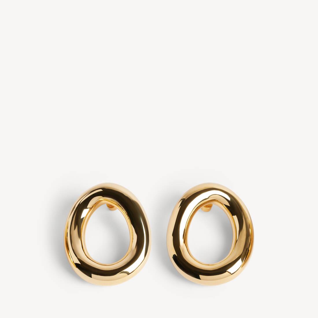 Auriculares Eisa Elipse para Mujer en Oro Brillante