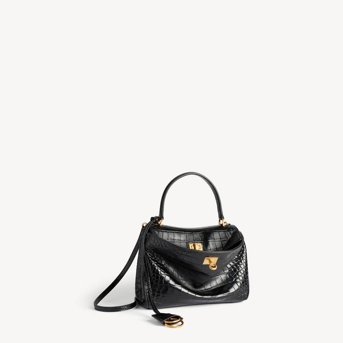 Bolso de Rodeo Mini para Mujer en Negro
